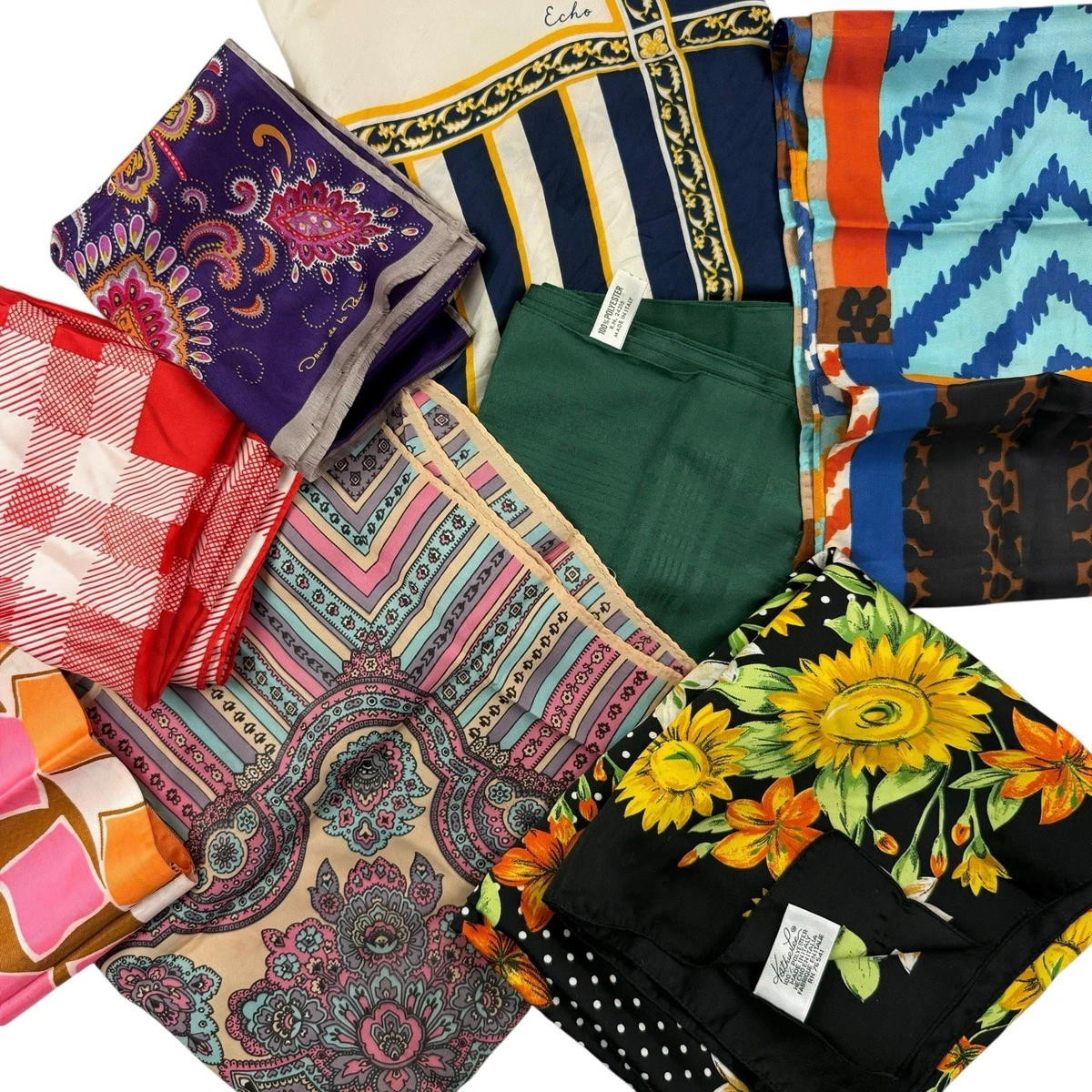 Vintage Scarf Japan In Vintage Scarves & Wraps for sale | eBay