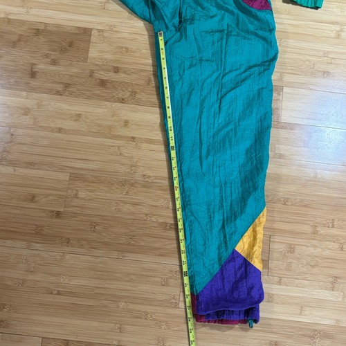 Vintage Rock Creek 90s Colorblock Trainingsanzug Set Gr. S türkis lila - Bild 14 von 14