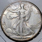 1947-D Walking Liberty Half Dollar 90% Silver Denver Mint Choice AU Coin