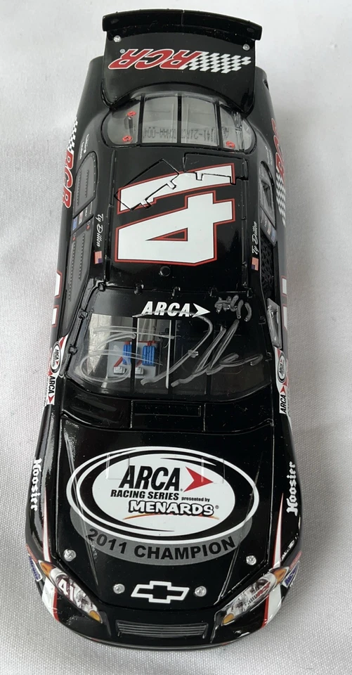 #41 Ty Dillon 2011 RCR ARCA Champ 1/24 AUTOGRAPHED Lionel Car Diecast - Image 2 of 4
