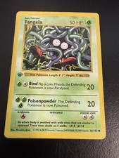 Tangela 066/102 Base Set (Shadowless) Regular 1st Edition MP+