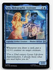 Lyla, Holographic Assistant Uncommon - SPE 7 EN NM Foil Magic