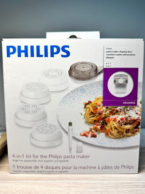 New Philips 4-in-1 kit for the Philips pasta maker, Pasta shaping discs