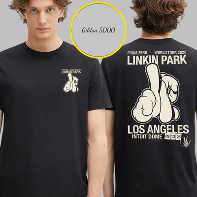 Linkin Park From Zero LA Hand Merch Tee In Los Angeles At Intuit Dome T-Shirt