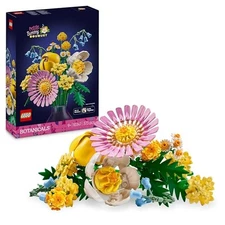 LEGO Botanical Mini Flower Bouquet 10347 Tulip Peony Gerbera Display Gift NEW