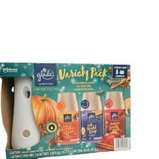 Glade Automatic Spray Air Freshener Mixed Fall Scents 1 Holder + 3 Refills