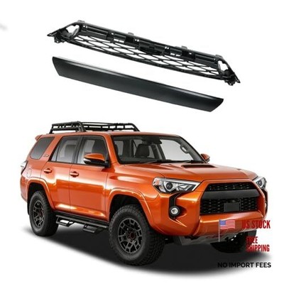 Front Grill Compatible with 4Runner Matte Black Replacement Front 2020-2023