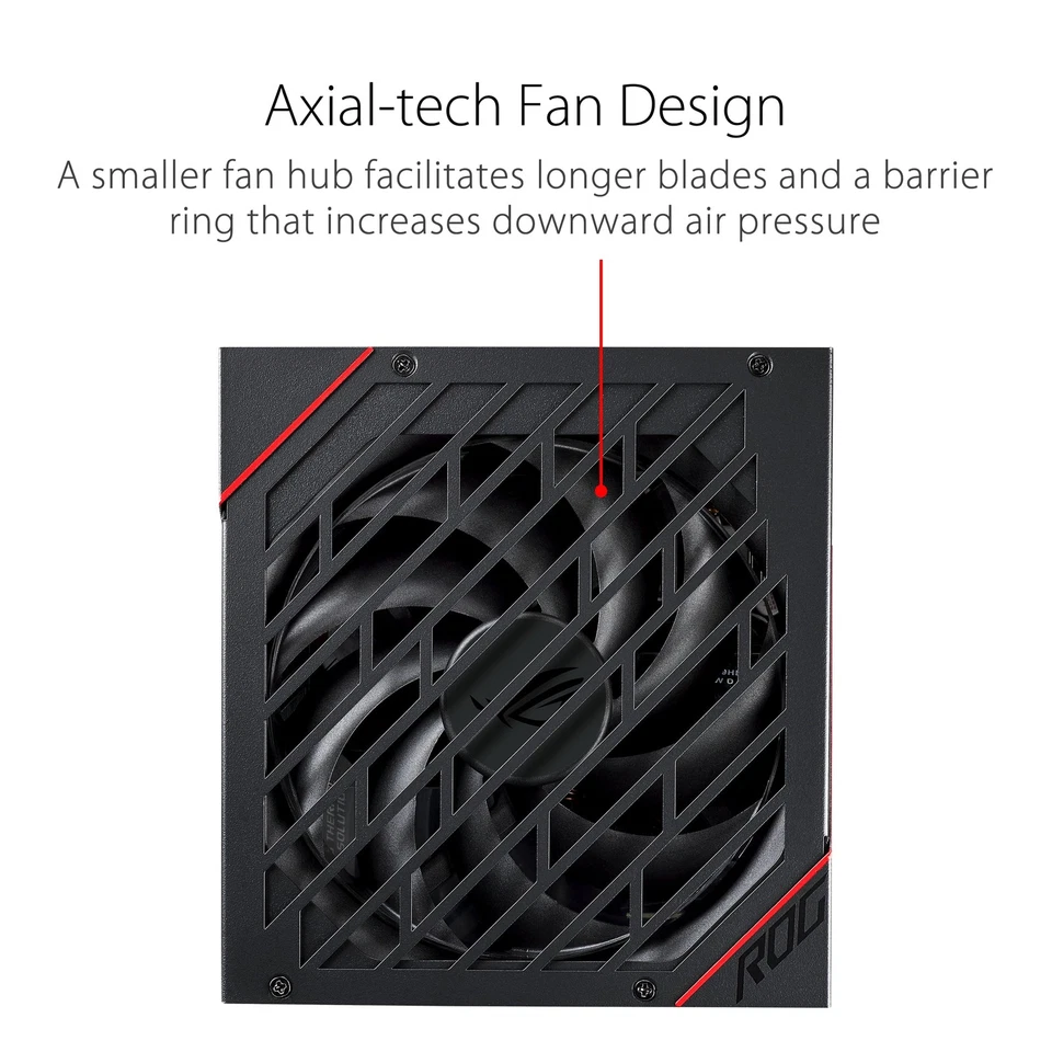 ROG Strix 750W Power Supply 80 Plus Gold Fully Modular IP5X Cooling 10 Year W... - Image 4 of 4