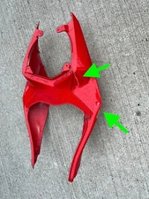 2009-2012 ZX6R ZX6 ZX 600 Kawasaki Ninja Rear Plastic Tail Fairing Cowl Cover