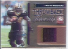 ricky williams game used jersey patch saints texas longhorns #/150 2010