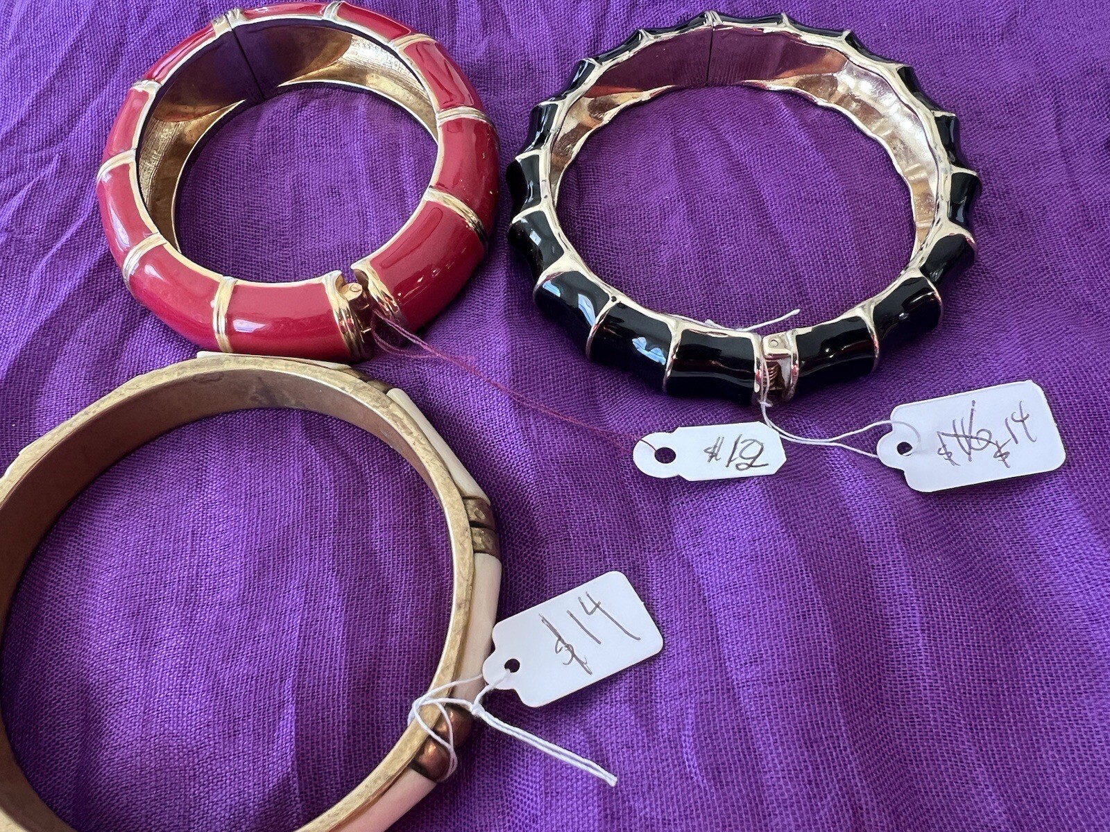 Three adjustable bracelets$ 8 Each, with magnet c… - image 3