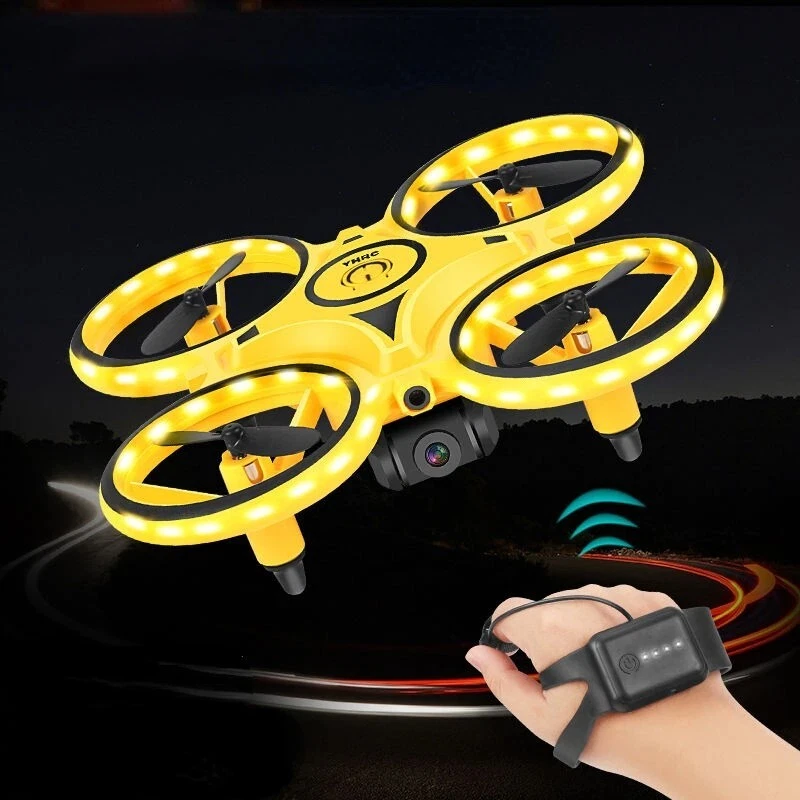 2022New RC Mini Quadcopter Induction Drone Smart Watch Remote Sensing Gesture Ai - Image 3 of 4
