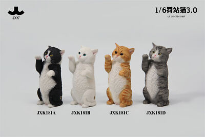 JXK 1/6 Scottish Fold 3.0 Model Animal Creative Figure Scene Accessory Decor