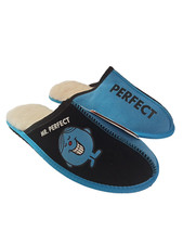 Team kicks Men's Slipper Blue Mr Perfect Size W 13 M 12