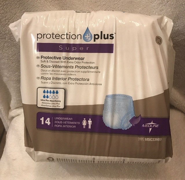 ***Protection Plus Super Protective Underwear XL 14 Pack Men/Women