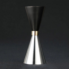 Stainless Steel Spirit Jigger Measure Cup Two Tone Double Shot Cocktail Club Bar