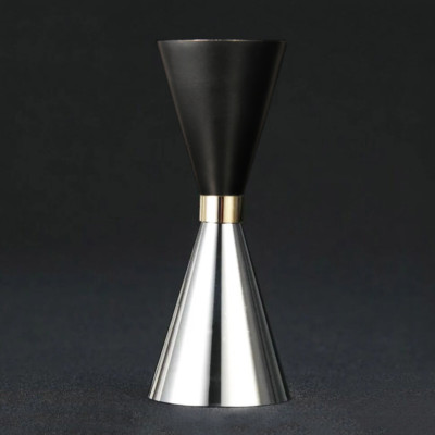 Stainless Steel Spirit Jigger Measure Cup Two Tone Double Shot Cocktail Club Bar