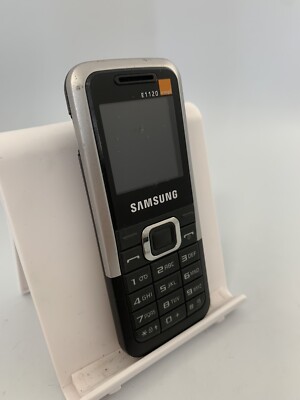 Samsung E1120 schwarz orange Netzwerk 1MB 1,52'' Funktionstelefon unvollständig