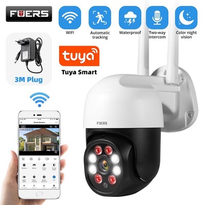 1080P 3MP IP Camera Smart Outdoor Home Security Auto Tracking Human Detection