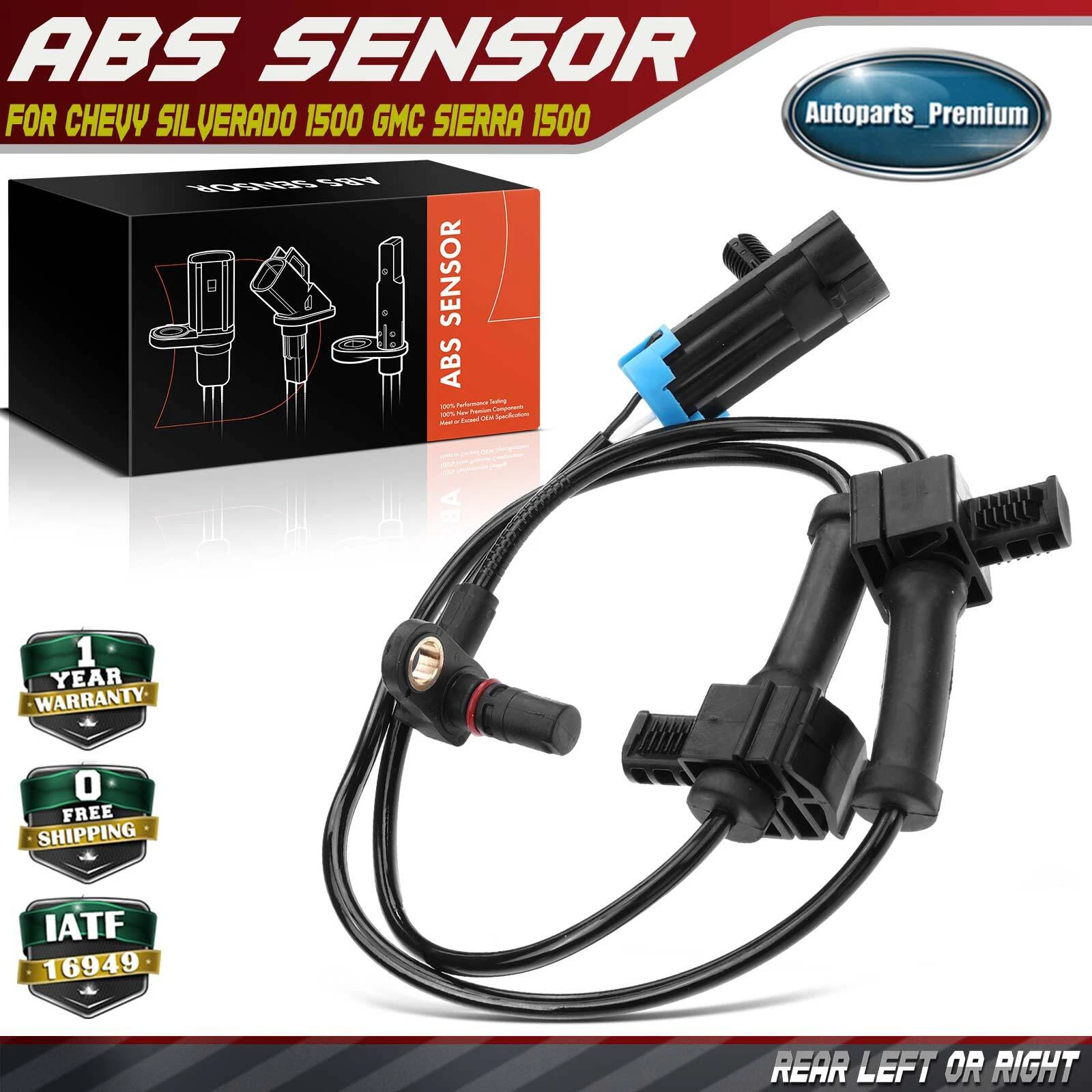 ABS Wheel Speed Sensor for Chevy Silverado 1500