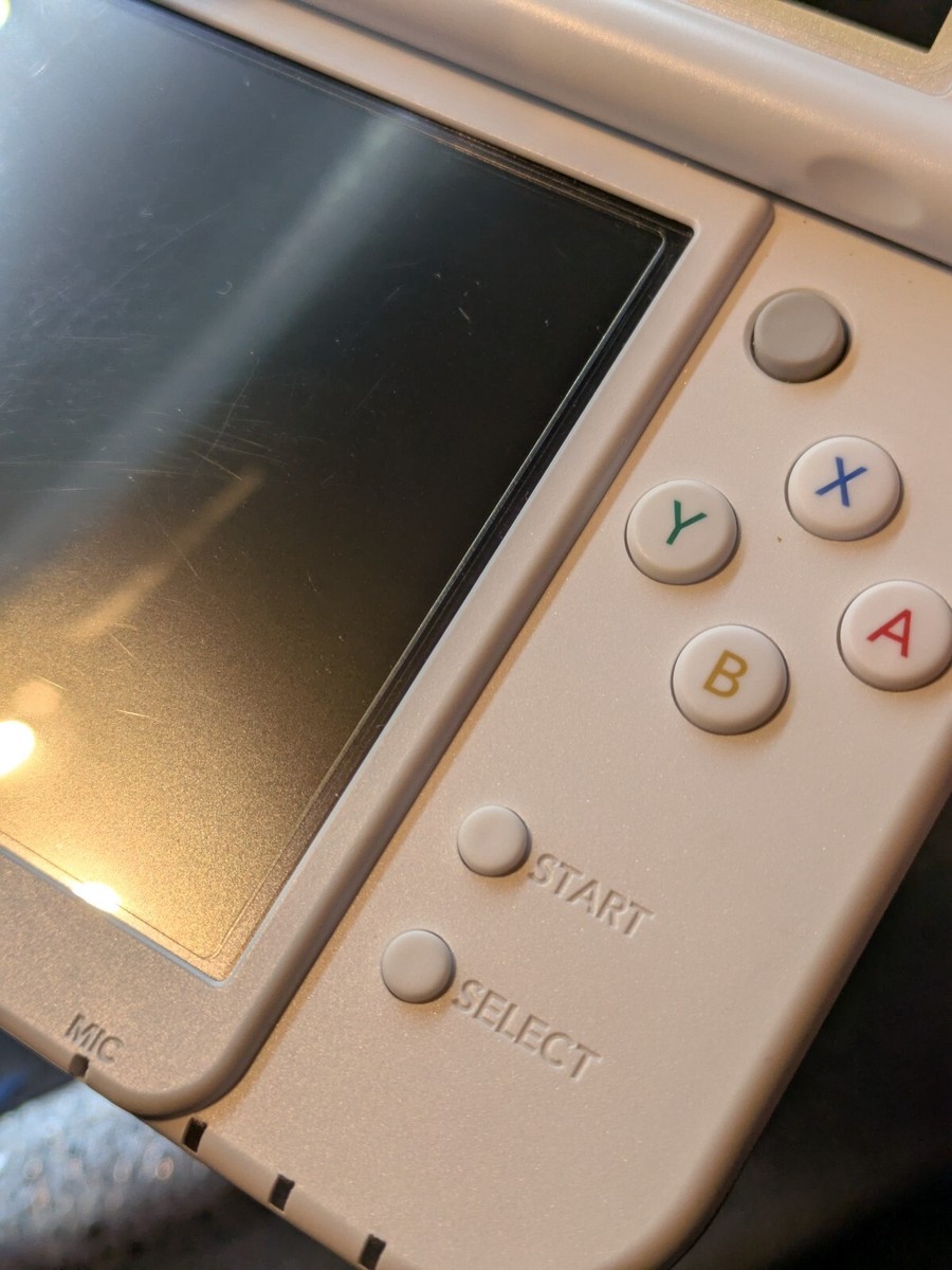 Near Mint w/Case】Nintendo NEW 3DS LL XL Pearl White System Near Mint w/Case】Nintendo NEW 3DS LL XL Pearl White System