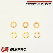 6* Injector Copper Seals Sealing Washers For 9mm Bosch Cummins B5.9 4B CASE JCB
