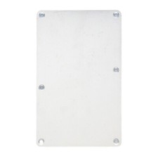 Electric Guitar 1Ply Closed Tremolo Cavity Cover Backplate for ST Mirror Silver