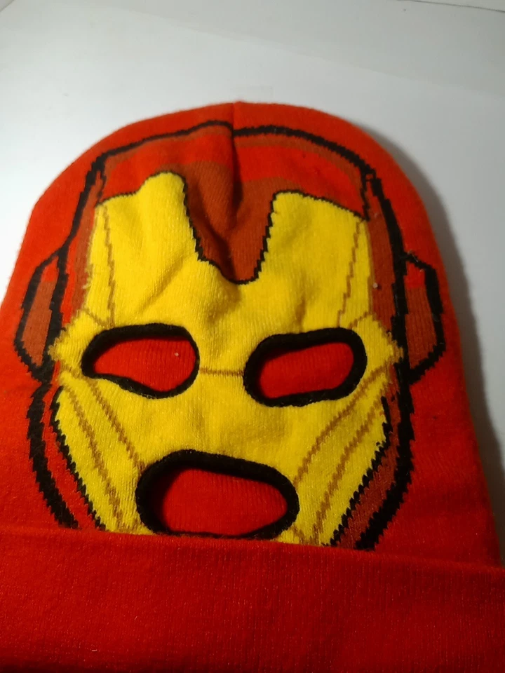 Máscara facial Marvel Niños Vengadores Iron Man Invierno Halloween Vestir Fingir Foto 3 de 4