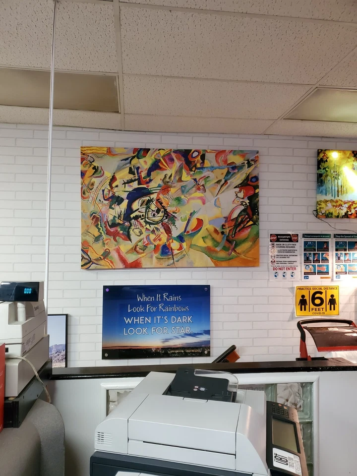 Arte Colorido Lienzo Kandinsky '' Composición 7" Foto 2 de 2