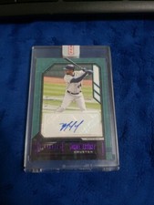 2021 Panini Chronicles Playbook Yordan Alvarez Auto Purple /25 Houston Astros