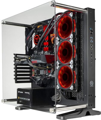 Thermaltake Shadow 360i Liquid-Cooled PC (AMD Ryzen 5 3600, RTX 3060 Ti, 16GB RG