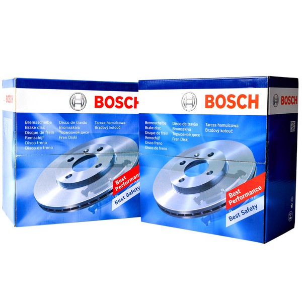 2X Bosch 0986478827 Bremsscheibe Vorne FüR 110 127 90 I Defender Discovery-image