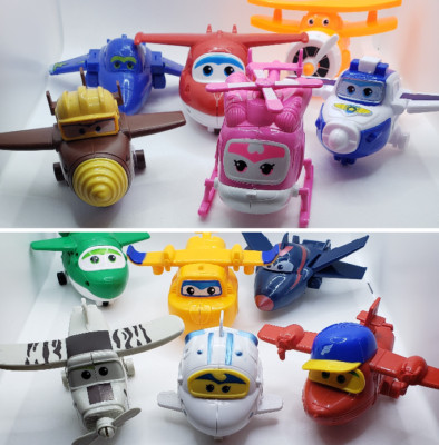 Poli Robo Transformation Planes 5'' They Are Not the Mini (USA Seller)