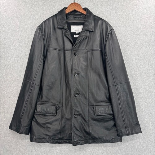 Wilsons Leather Jacket M. Julian Men Large Thinsulate Removable Liner Heavy - Picture 15 of 16
