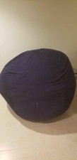 Excellent CordaRoy's Chenille Bean Bag Chair Blue Folds to Bed  King
