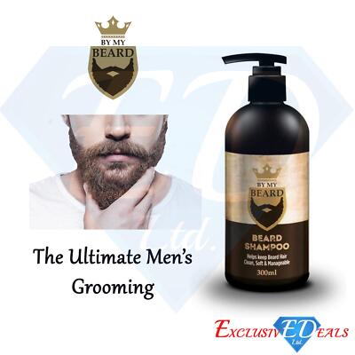 By My Beard Shampoo 300ml Weich Reinigt Beruhigt Haut Teebaumöl Vegan