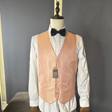 Men s Lightweight Vest 6 Button with Adjustable Back Size S NEW