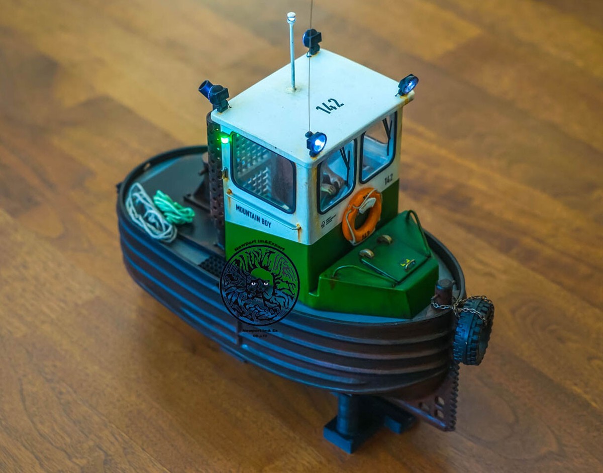 Mico Boom Boat Tugboat 1:22 240mm 9.4