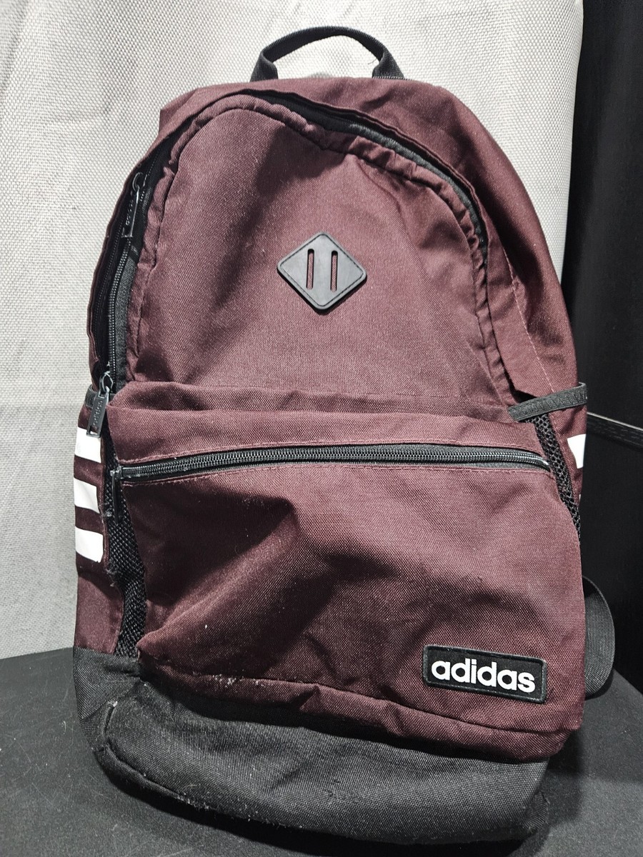 maroon adidas backpack