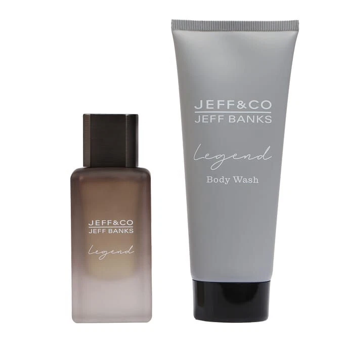 Jeff & Co Jeff Banks Legend Eau De Parfum & Body Wash Gift Set - 50ml/150ml