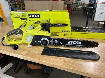 RYOBI 16 in. 13 Amp Corded Electric Chainsaw