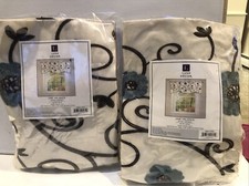 Lush Decor Royal Garden Window Curtain Valance 18  x 42   786 Set Of 2