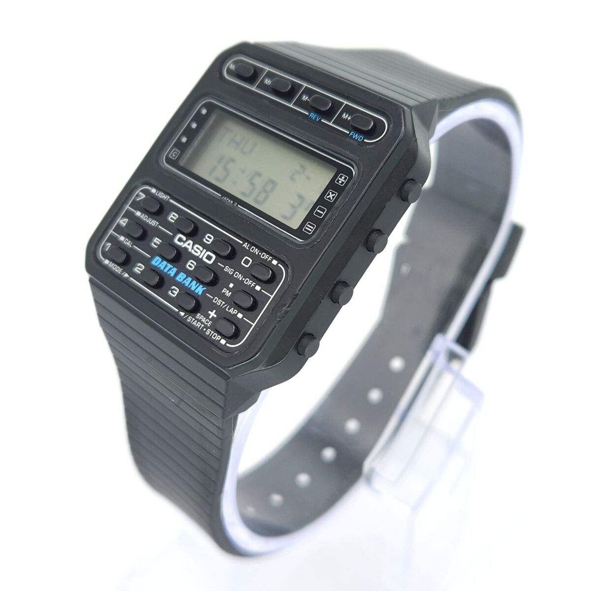 CASIO CD-40 DATA BANK CALCULATOR VINTAGE DIGITAL WATCH JAPAN CASIO CD-40 DATA BANK CALCULATOR VINTAGE DIGITAL WATCH JAPAN