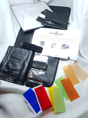 LumiQuest UltraBounce für Blitzgeräte / Softbox mit Klettband und Farbvorsätze