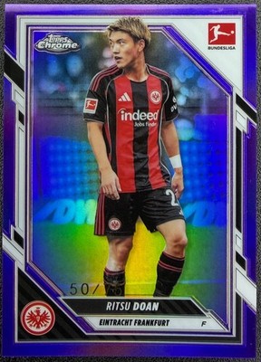 Topps Chrome Bundesliga 25/26 Ritsu Doan purple Refractor 50/75