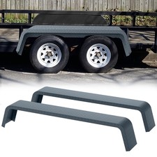 2 Pack Double Axle Tandem Axle Trailer Fenders 72-7/8"x10-1/4"x13"Steel 14 Gauge