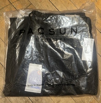 NWT Pacsun Women's Zoe Low Rise Girlfriend Jeans Black denim size 28 NEW