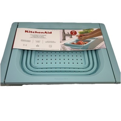 KitchenAid | Colander Strainer Large Capacity Teal Collapsible NEW