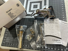 Aspen Single Handle Bath Faucet Polish Chrome 411844 Pop up drain Open package