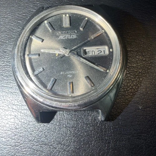 Serviced Seiko ACTUS Automatic Vintage '72 JDM Day Date Watch 7019-7070